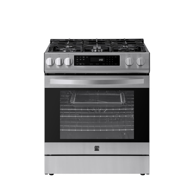 30-inch Stainless Steel Freestanding Gas Range with Convection and Self-Cleaning