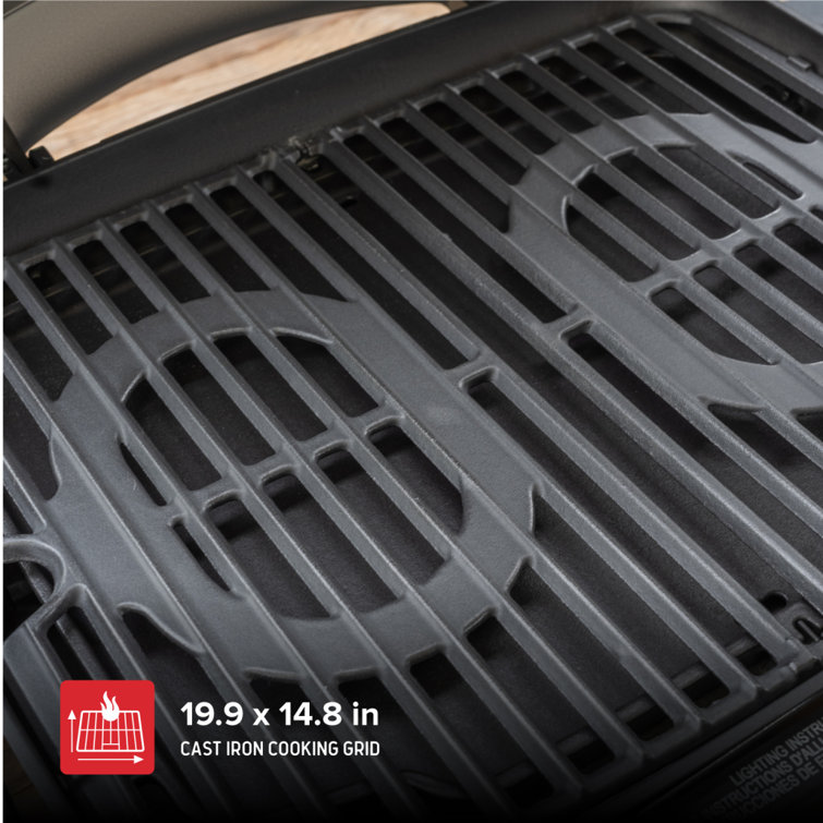 Nexgrill Fortress Black 2-Burner Cast Aluminum Gas Grill