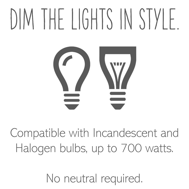 White 700 Watt Motion Sensor Dimmer Switch
