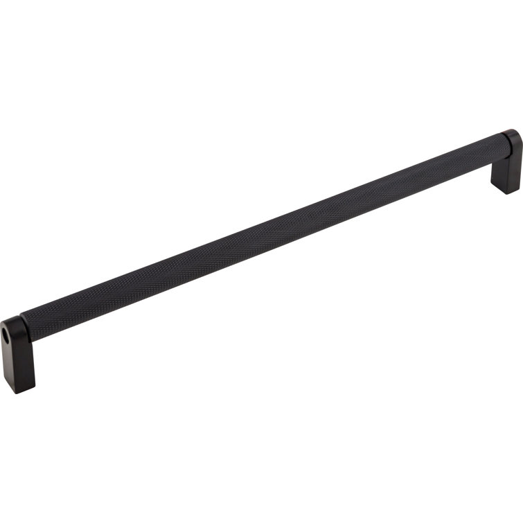 Flat Black 30" Steel Modern Industrial Bar Pull