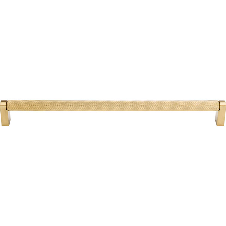 Honey Bronze 18" Modern Industrial Bar Pull