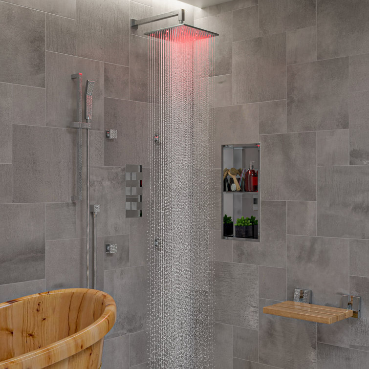 Polished Chrome 20" Wall Mount Shower Arm