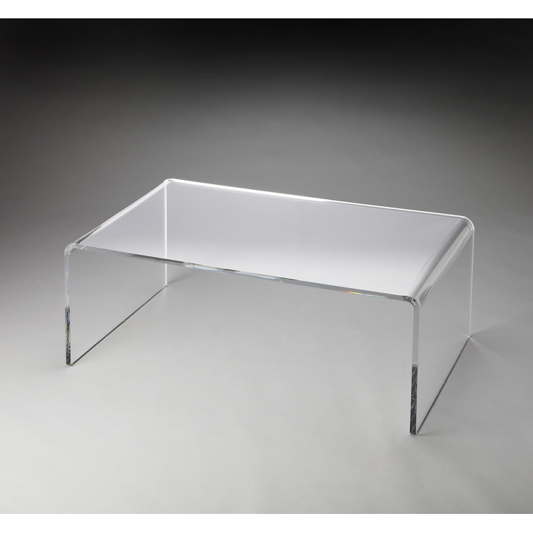 Crystal Clear Rectangular Acrylic Coffee Table