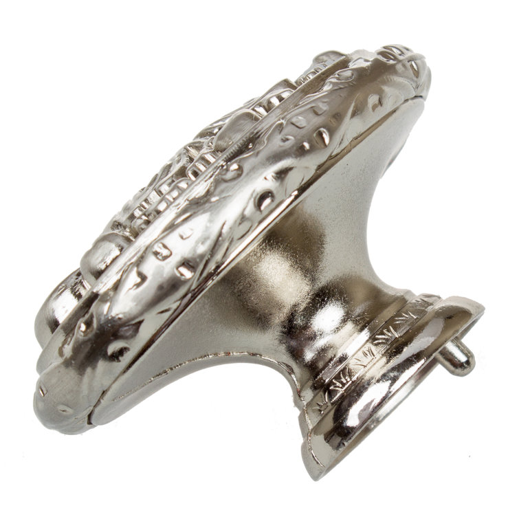 Brushed Nickel Oval Cabinet Knob Multipack with Mounting Hardware
