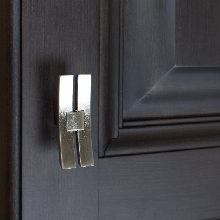 6-inch Brushed Nickel Industrial T-Handle Cabinet Knob Set
