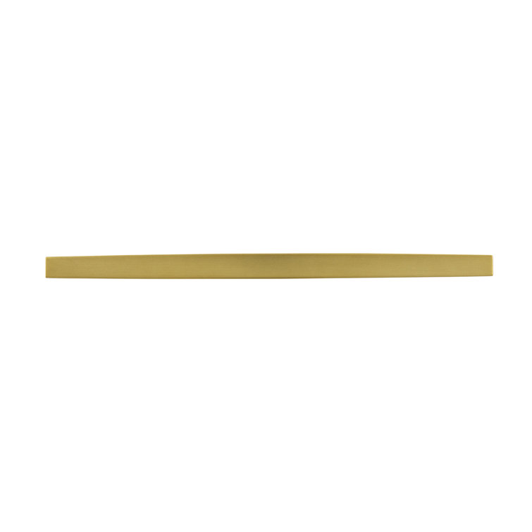 12-Inch Brushed Golden Brass Modern Handle Bar