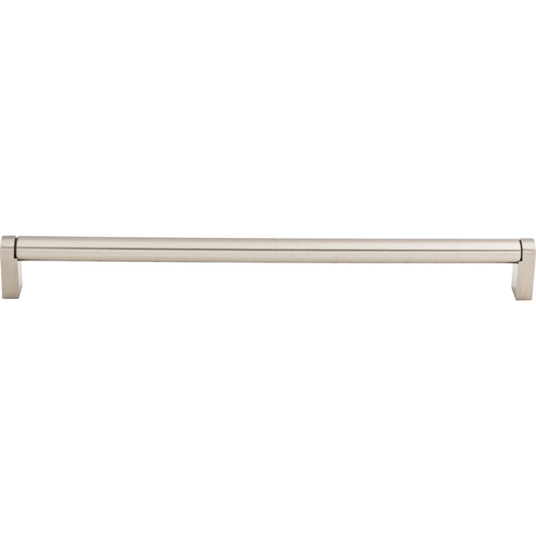 Satin Nickel 11 3/4" Modern Bar Pull with Mounting Hardware