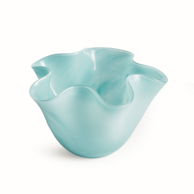 Ciela Handmade Light Blue Glass Decorative Bowl
