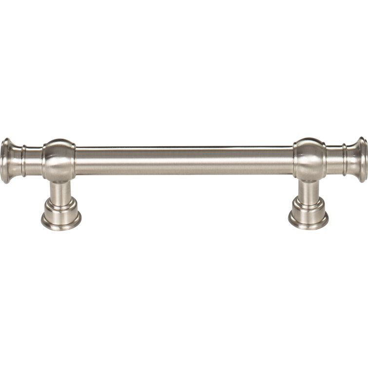 Brushed Nickel Transitional Bar Pull with Mounting Hardware