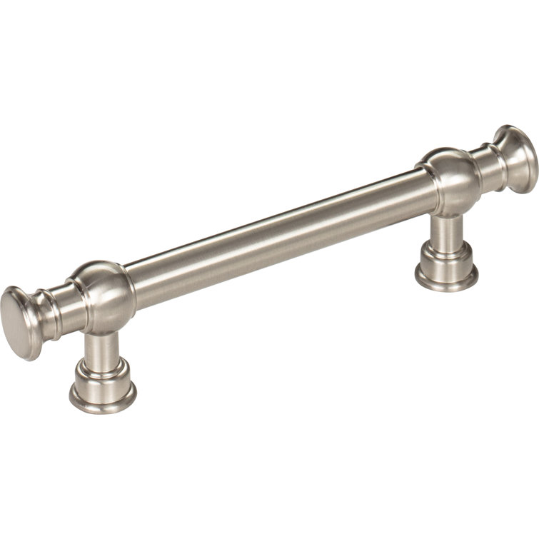 Brushed Nickel Transitional Bar Pull with Mounting Hardware