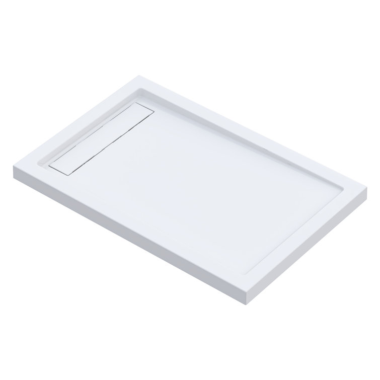 Bristol 48" x 32" Chrome Framed Rectangular Shower Kit