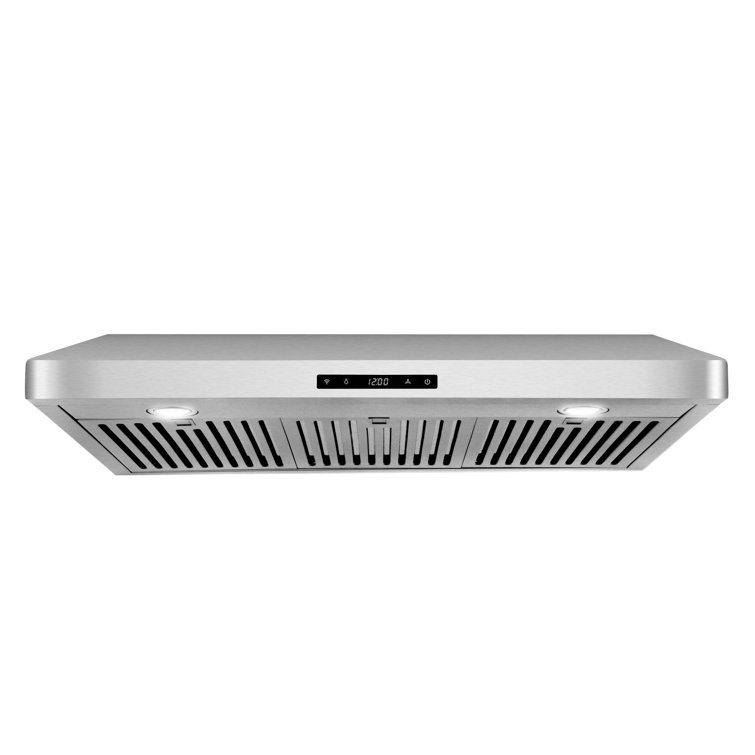 36-Inch Stainless Steel Under Cabinet Range Hood with LED Lights