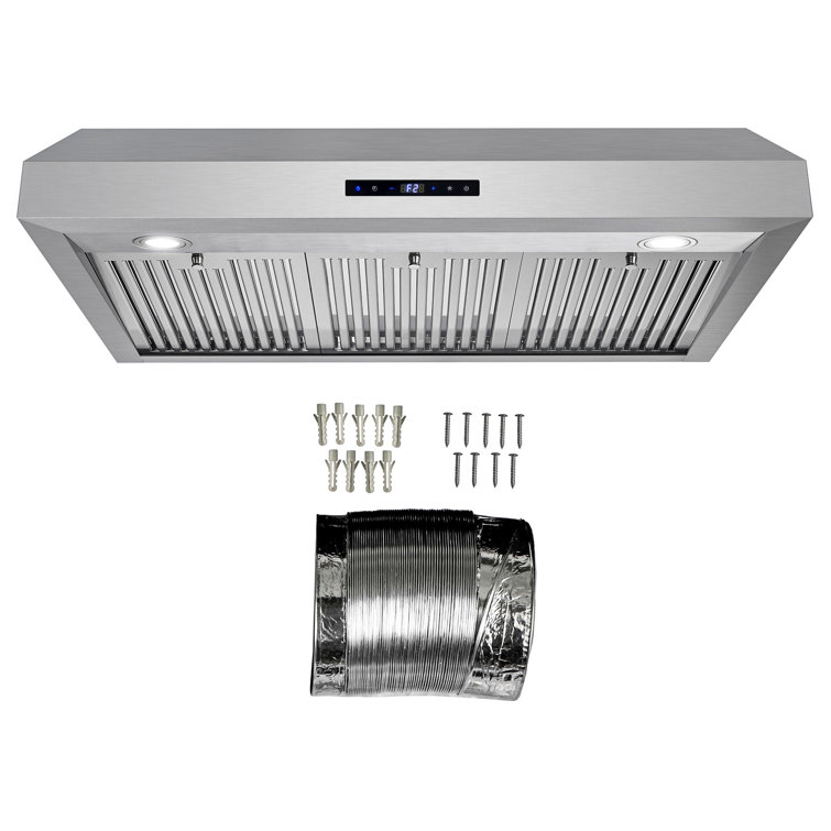 Cosmo 36" Stainless Steel Under Cabinet Range Hood with Touch Controls