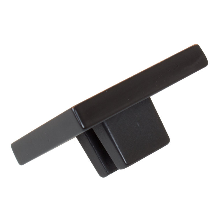 Oil Rubbed Bronze Modern Square Cabinet Knobs, 1.5-inch, Pack of 10