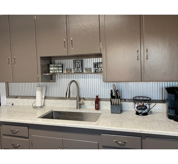 Galvalume Silver 24in x 36in Corrugated Metal Wall Panel