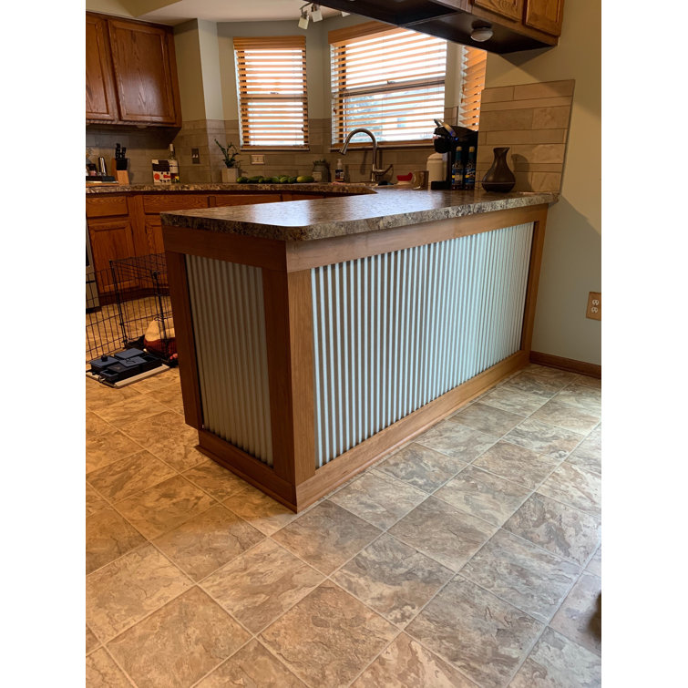 Galvalume Silver 24in x 36in Corrugated Metal Wall Panel