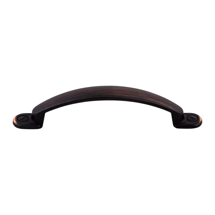 Tuscan Bronze 5-Inch Traditional Cup Handle with Mounting Hardware