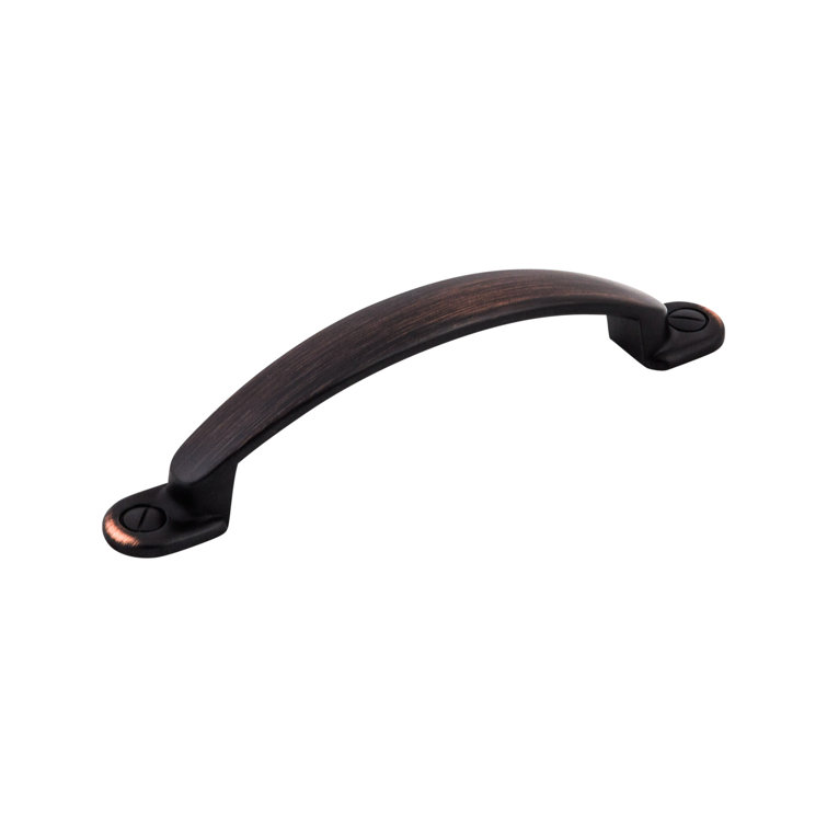 Tuscan Bronze 5-Inch Traditional Cup Handle with Mounting Hardware