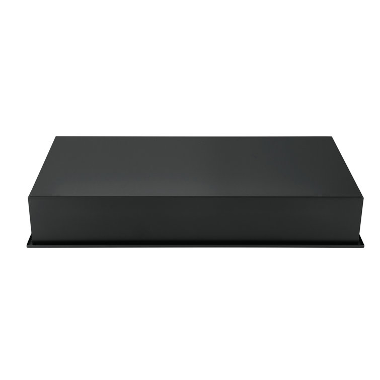 Matte Black Stainless Steel Rectangular Shower Niche