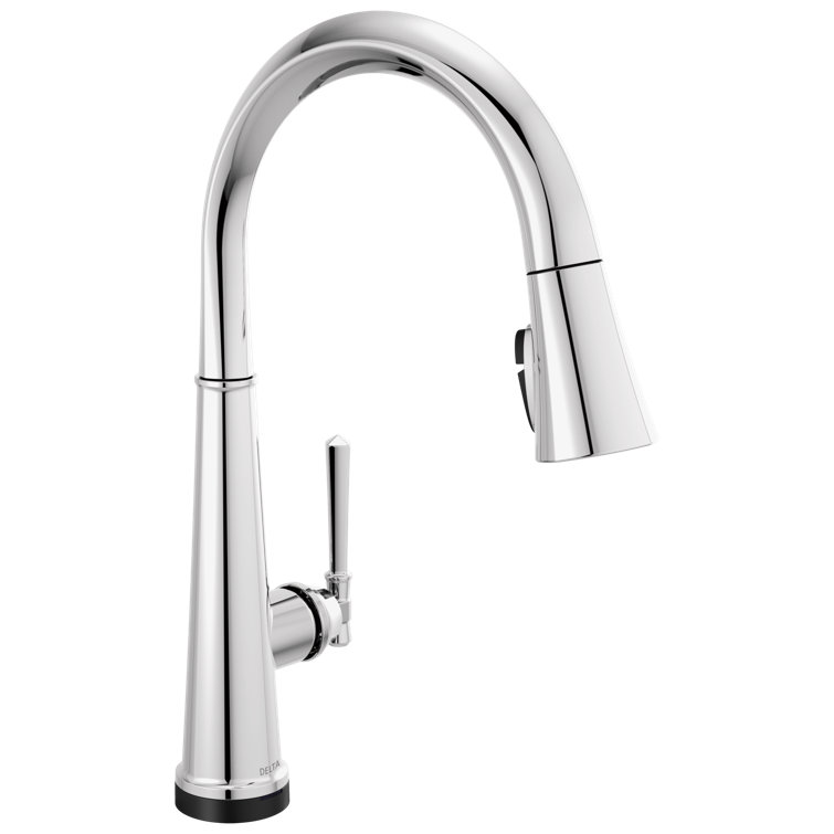 Chrome 17.06 in. Touchless Pull Down Kitchen Faucet with Spray