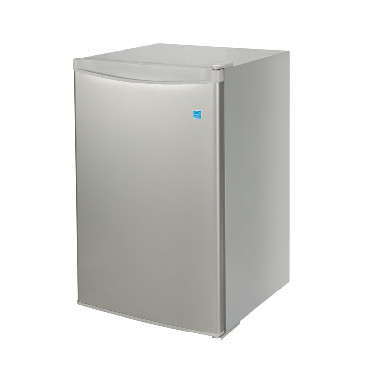 Compact Stainless Steel Upright Freezer with Reversible Door, 3.1 cu.ft.