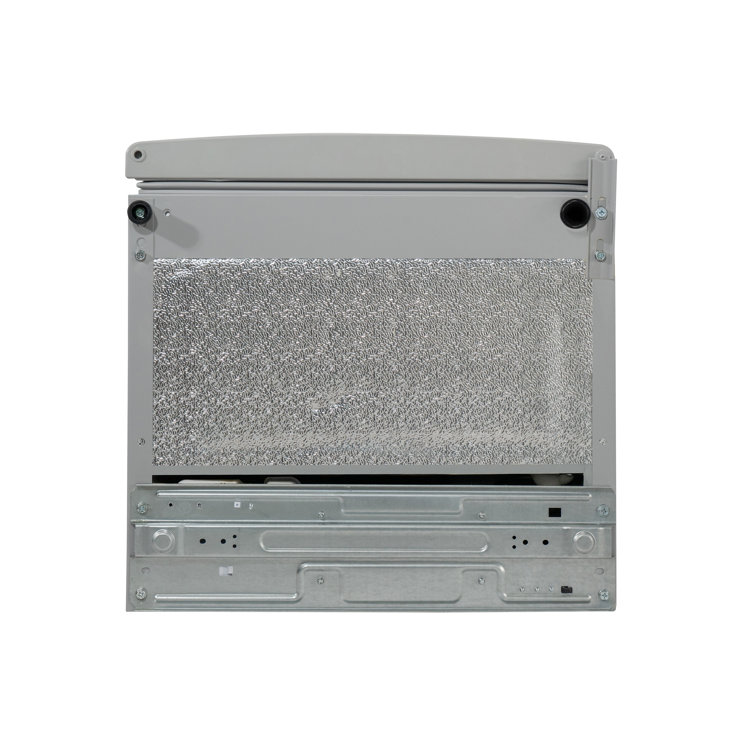 Compact Stainless Steel Upright Freezer with Reversible Door, 3.1 cu.ft.