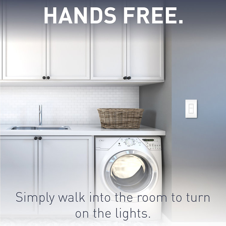 Tri-Color Polycarbonate Motion Sensing Rocker Light Switch