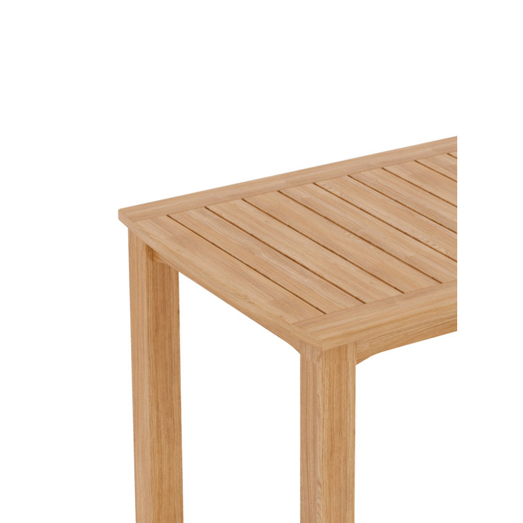 Mirador Rectangular Brown Teak Outdoor Dining Table