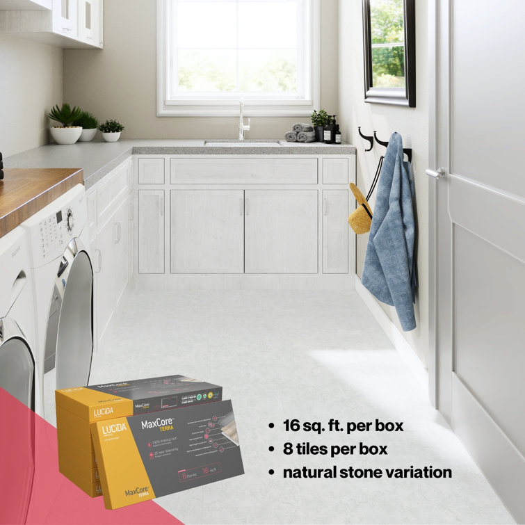 Lightstone 12" x 24" Waterproof Vinyl Tile Flooring