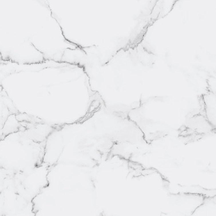 Calacatta White Marble Look 12" x 24" Vinyl Tile Flooring