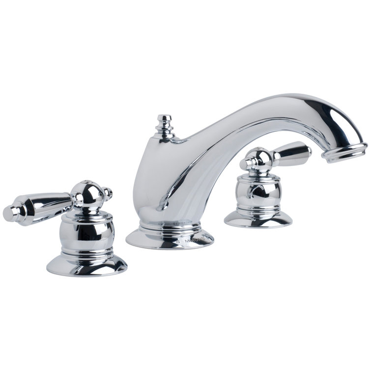 Allura Chrome 2-Handle Mid-Arc Widespread Bathroom Faucet