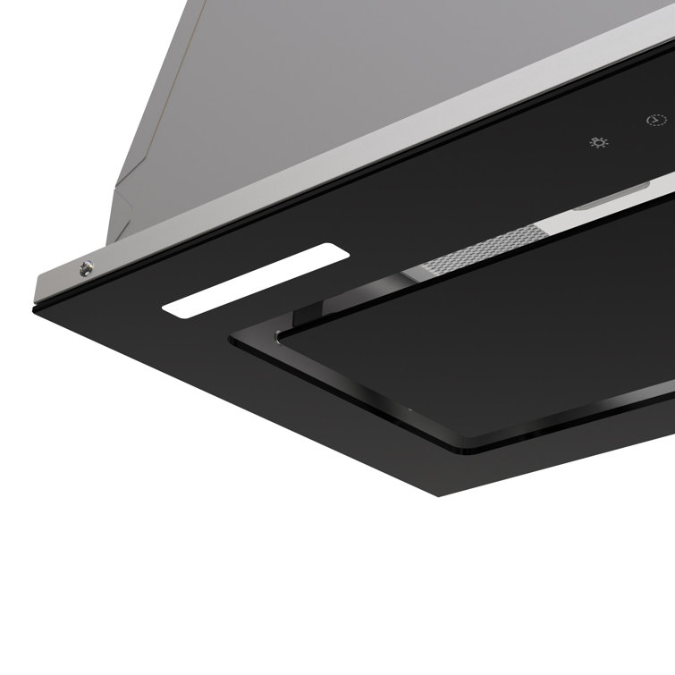 Streamline 28" Stainless Steel and Black Insert Range Hood