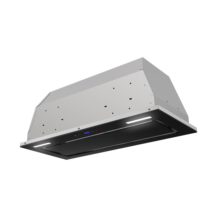 Streamline 28" Stainless Steel and Black Insert Range Hood