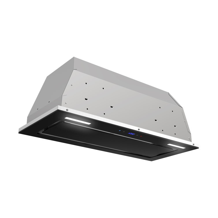Streamline 28" Stainless Steel and Black Insert Range Hood