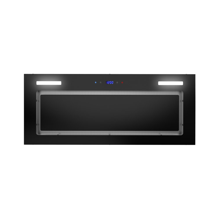 Streamline 28" Stainless Steel and Black Insert Range Hood