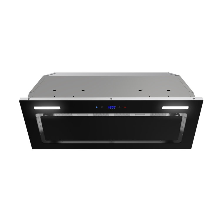 Streamline 28" Stainless Steel and Black Insert Range Hood