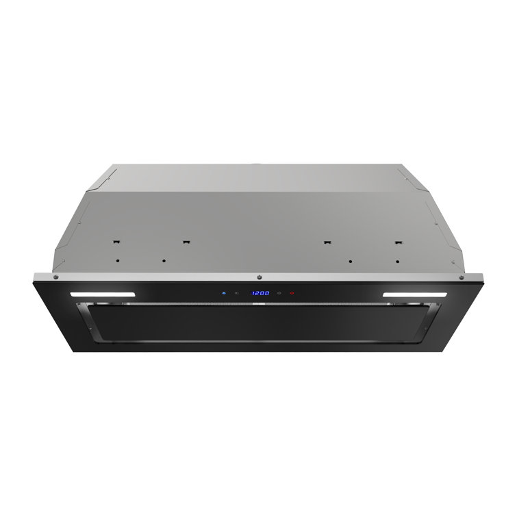 Streamline 28" Stainless Steel and Black Insert Range Hood