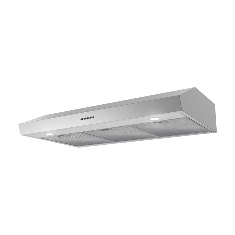 Streamline 36" Stainless Steel Under Cabinet Range Hood with LED Lights