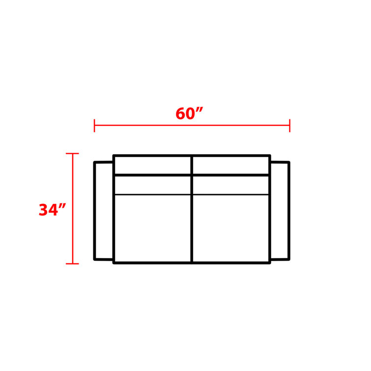 Madison Almond Cushioned Metal Frame Sectional Sofa