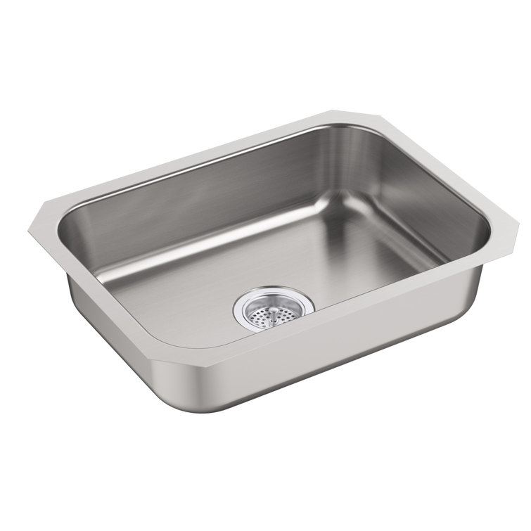 McAllister 24" Stainless Steel Undermount Single Bowl Kitchen Sink