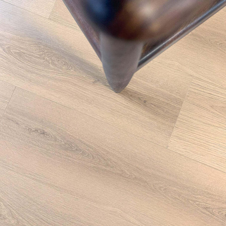 Cloud White 60" Water-Resistant Laminate Flooring