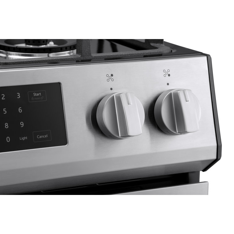 30-inch Stainless Steel Freestanding Gas Range with Convection and Self-Cleaning