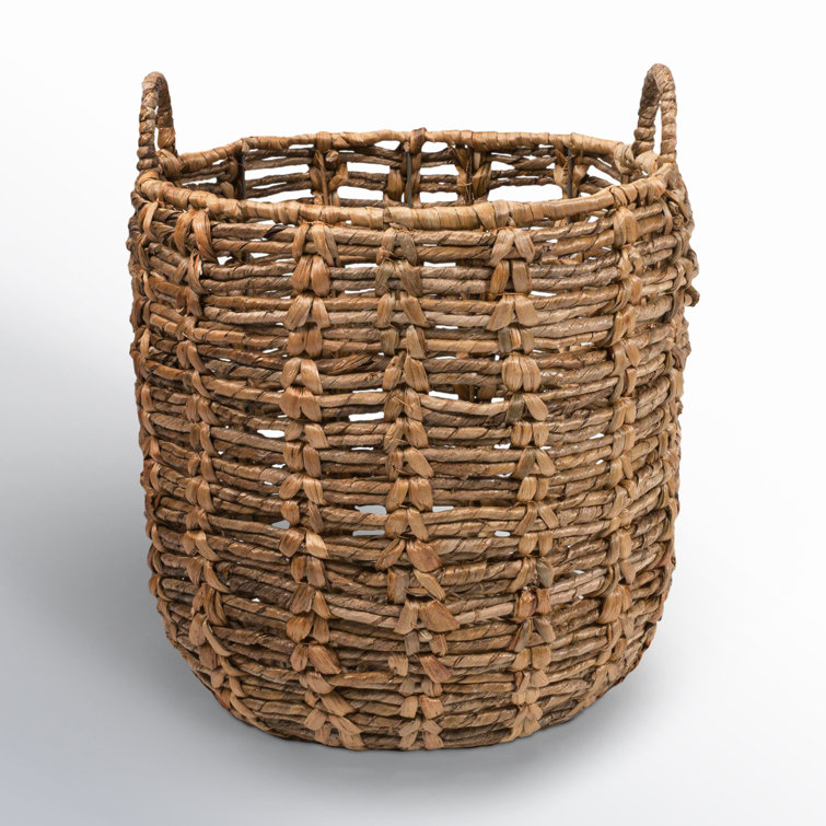 Natural Wicker Handwoven Basket with Handles