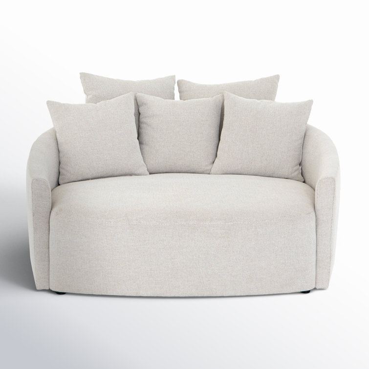 Delta Bisque Handcrafted Glove Wood Media Lounger