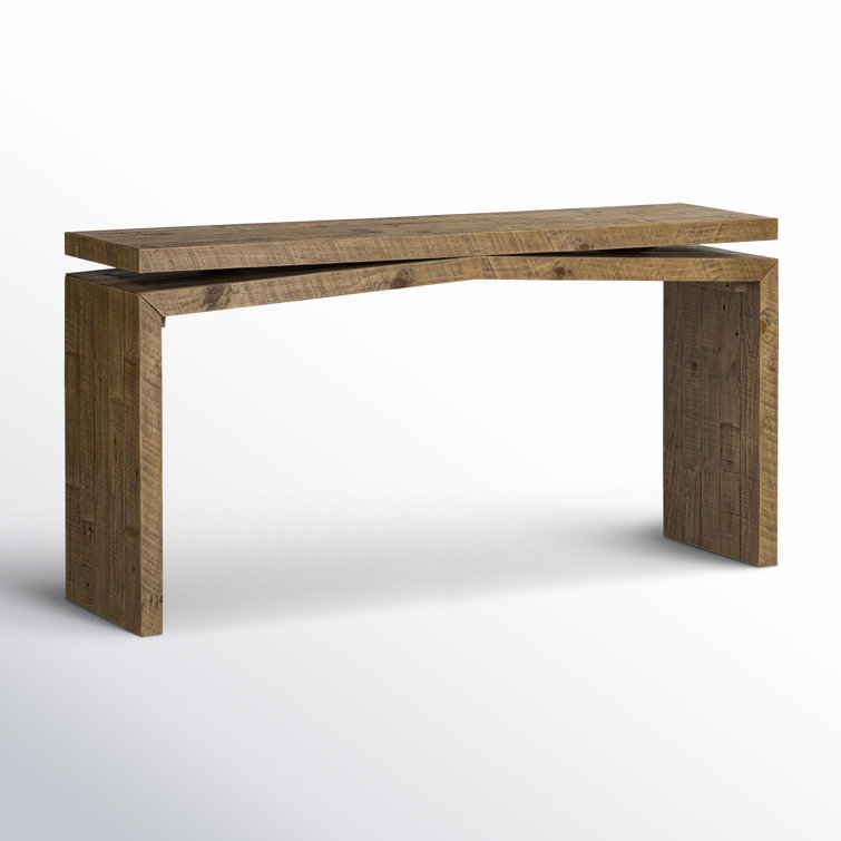 Matthes 60" Sierra Rustic Natural Solid Wood Console Table