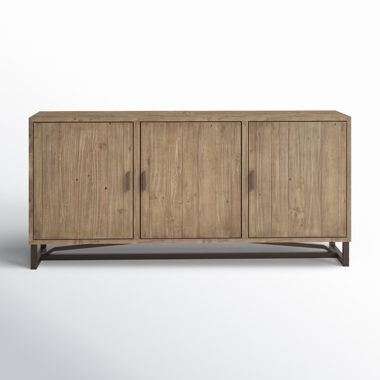 Rothwell 68" Reclaimed Pine Wood Transitional Sideboard