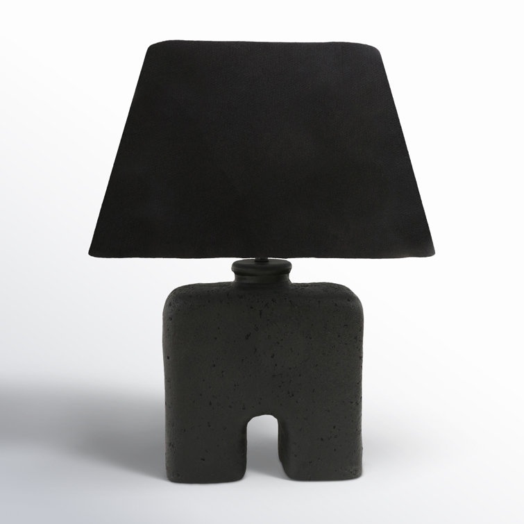 Yara Black EcoMix Arc Table Lamp