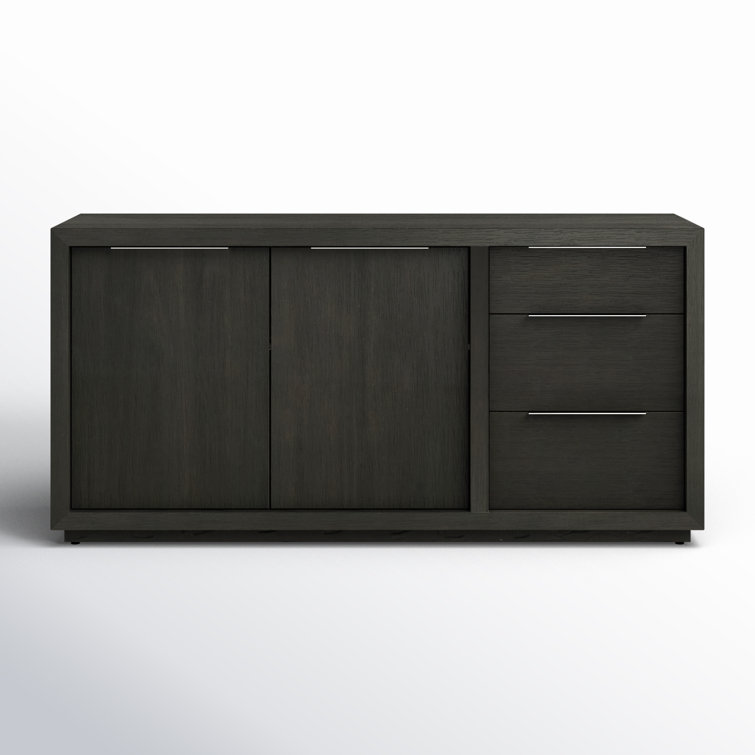 Modus Oxford 66'' Distressed Basalt Gray Contemporary Sideboard