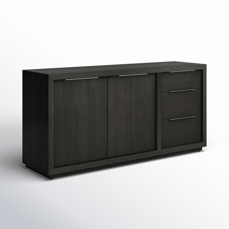 Modus Oxford 66'' Distressed Basalt Gray Contemporary Sideboard