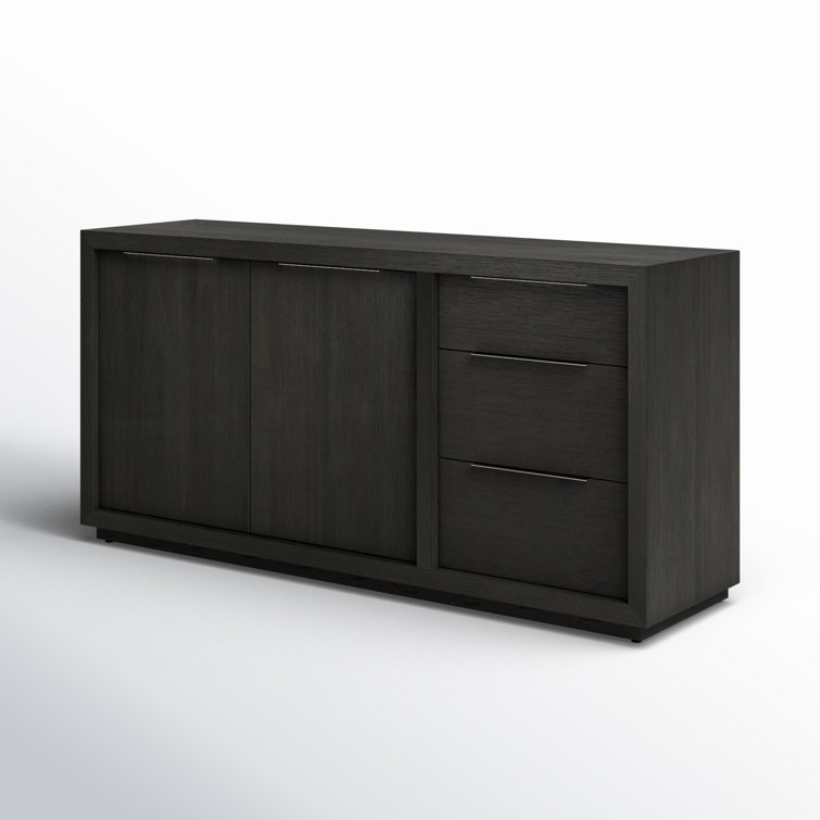 Modus Oxford 66'' Distressed Basalt Gray Contemporary Sideboard